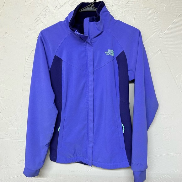 The North Face Jackets & Blazers - The North Face Windwall Purple Full Zip Jacket Size XS